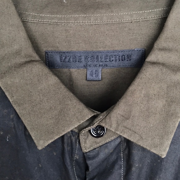 Izzue Collection Snakeskin pattern Dress Shirt - Picture 3 of 4